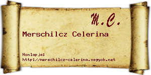Merschilcz Celerina névjegykártya